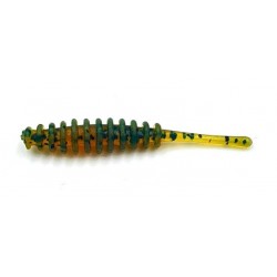 Силіконова приманка для риболовлі, Taipan Midge, 1,6 дюйма, 20шт/уп, колір №10 Motor oil